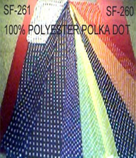 Polyester Polka Fabrics